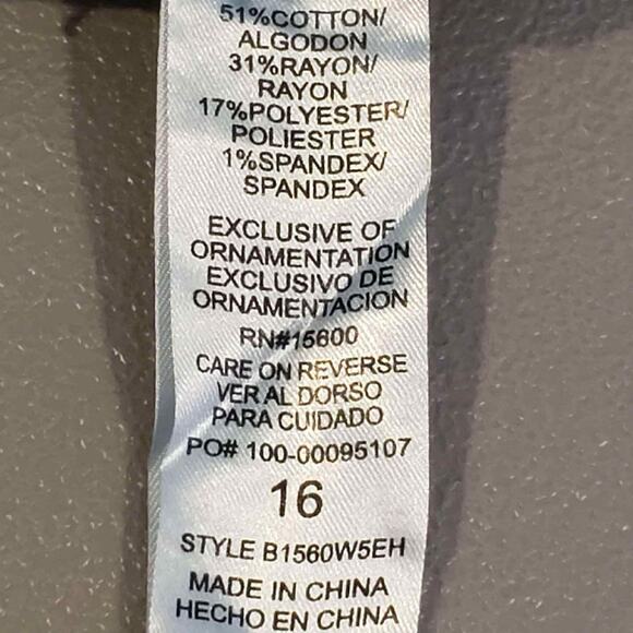 Democracy Jeans AB Solution Women's Size 16 Blue Dark Wash Skinny Leg High Rise - Picture 7 of 9